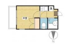FOR RENT M1(1K/1階)の間取り写真