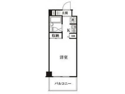 リエス清瀬(1K/4階)の間取り写真