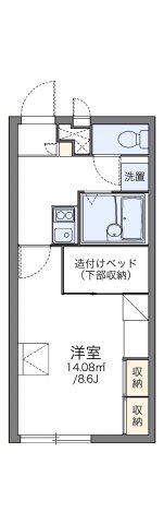 レオパレスK COURT(1K/2階)の間取り写真