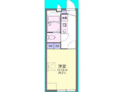 サンヴィレッジ16(1K/2階)の間取り写真