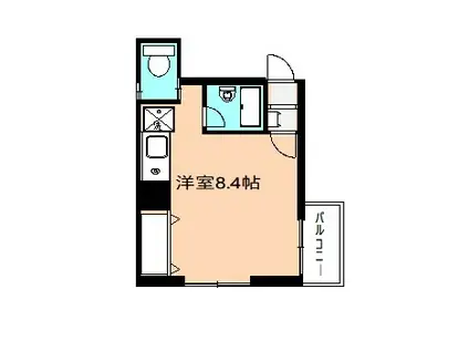 アール新宿御苑(ワンルーム/5階)の間取り写真