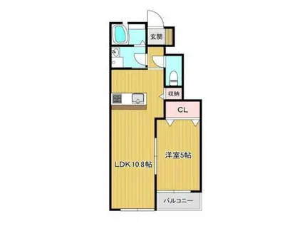 アマン・カイ 102(1LDK/1階)の間取り写真