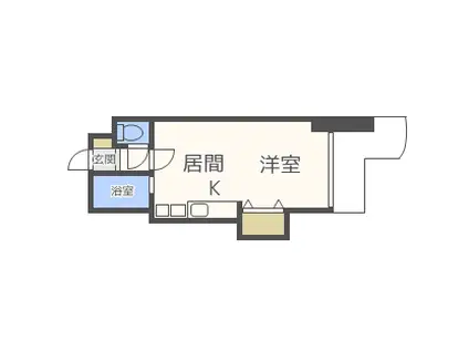 マーキーサッポロ(1DK/5階)の間取り写真