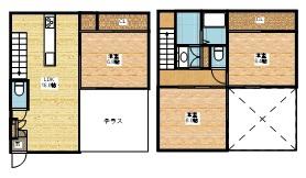 オノフタウン滑石(3LDK/1階)の間取り写真