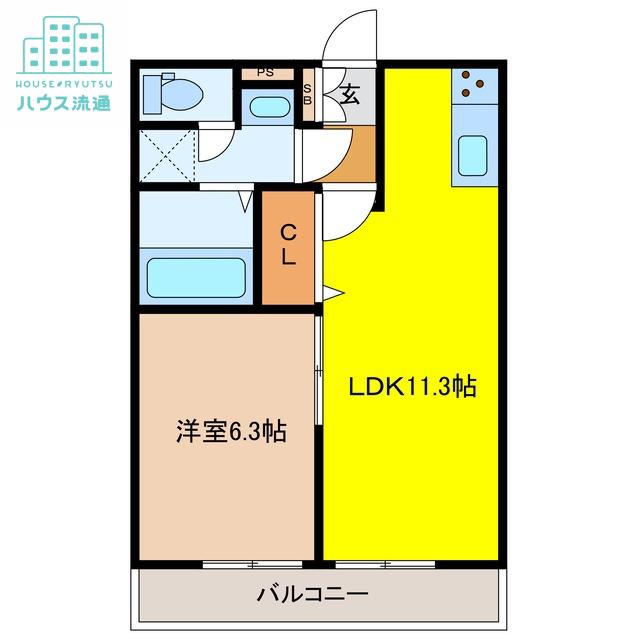 SIGNPOST UK(1LDK/2階)の間取り写真