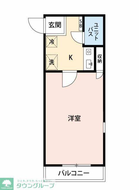 マイナビSTAYパレス吉祥寺イースト(1K/2階)の間取り写真