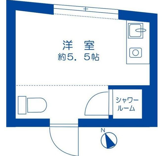 PICCOLO GRANDE門前仲町(ワンルーム/3階)の間取り写真