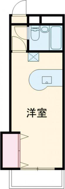 サントルヴィラ本町(ワンルーム/3階)の間取り写真