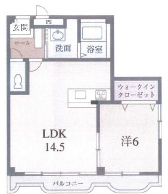 アートハイツ南今宿(1LDK/2階)の間取り写真