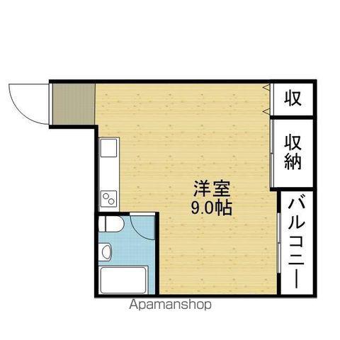 メゾンあゆみ(ワンルーム/1階)の間取り写真