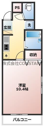 メゾン南昭和(1K/5階)の間取り写真