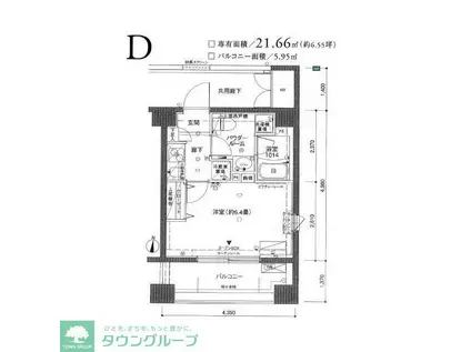 ヴェルト本所吾妻橋(1K/8階)の間取り写真