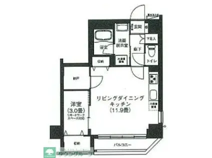 アイルプレミアム押上ノルド(1LDK/5階)の間取り写真