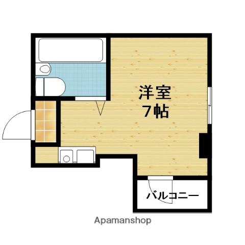 サンコート玉津(ワンルーム/2階)の間取り写真