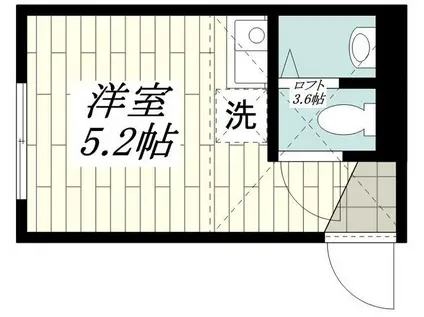 OHANA上星川(ワンルーム/1階)の間取り写真