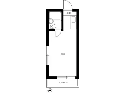 メゾン・ド・アルディ(ワンルーム/3階)の間取り写真