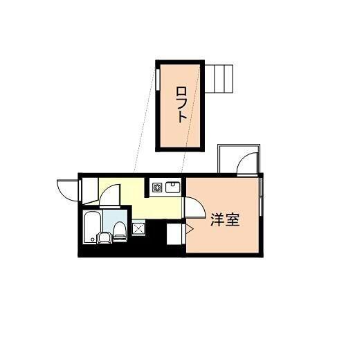 シャンテ池袋本町(ワンルーム/2階)の間取り写真