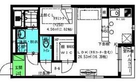 RADIANCE鶴舞(1LDK/2階)の間取り写真