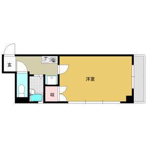シティライフ正木(1K/2階)の間取り写真