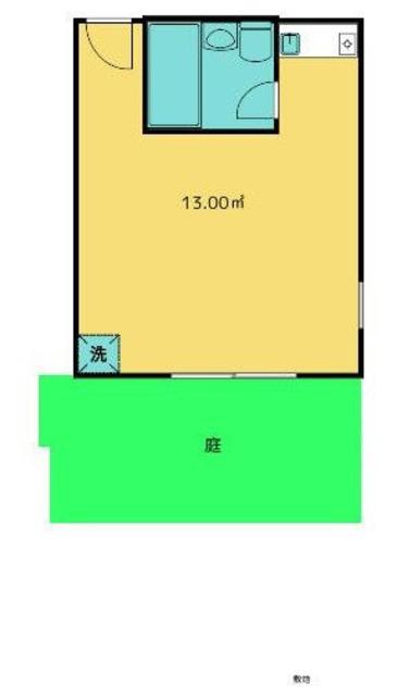 亀戸5丁目アパート(1K/1階)の間取り写真