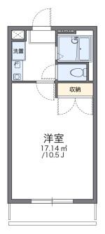レオパレスTOMOMATSU(1K/2階)の間取り写真