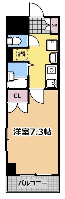 プロビデンス御器所(1K/5階)の間取り写真