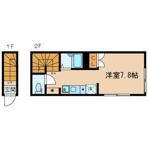 アイコート高円寺北(ワンルーム/2階)の間取り写真