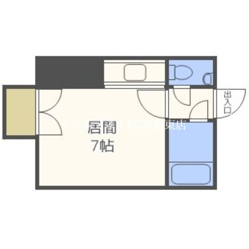 レ・クレージュ(ワンルーム/2階)の間取り写真