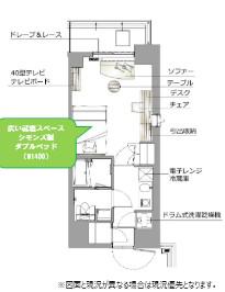 レックスガーデン神楽坂北町(1K/6階)の間取り写真