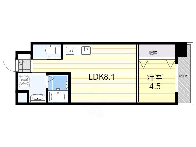 FDS PREX(1LDK/2階)の間取り写真