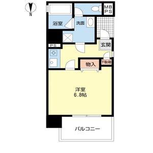 大須APARTMENT(1K/6階)の間取り写真