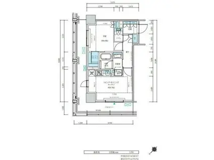 リージア海老名ビナフロント(1LDK/8階)の間取り写真