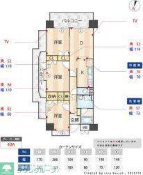 ルクレ川口イースト(3LDK/2階)の間取り写真