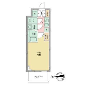 S-RESIDENCE千種(1K/6階)の間取り写真