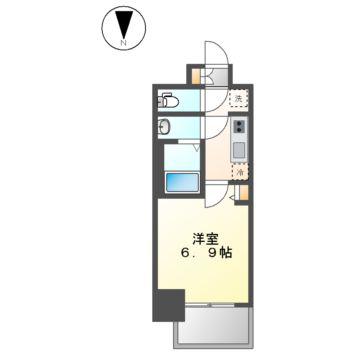 メイクスアート黒川(1K/11階)の間取り写真