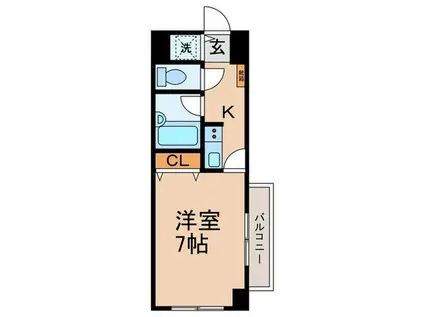 セシーズイシイ16(1K/2階)の間取り写真