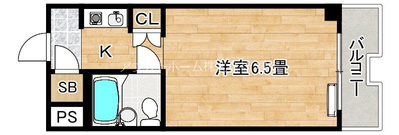 ドリームハイツ(1K/3階)の間取り写真