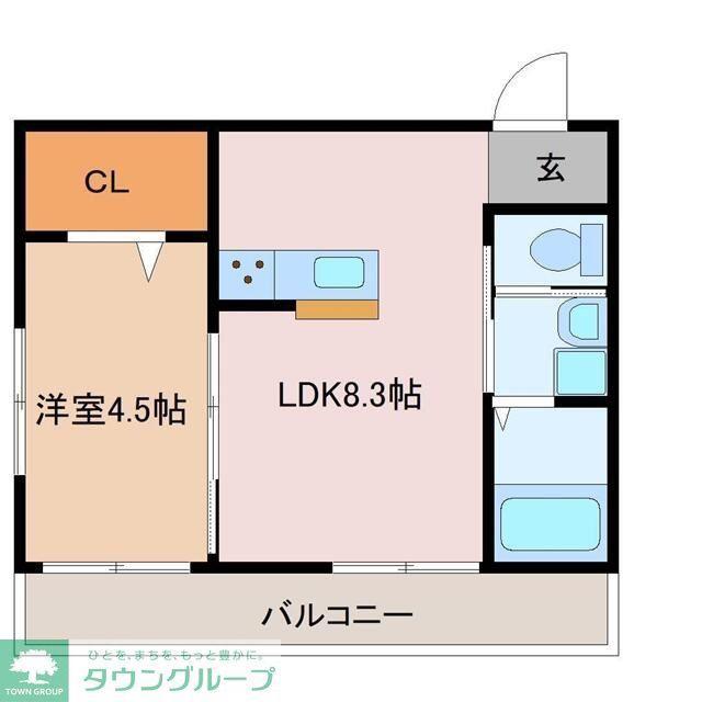 ラ・ターナ本千葉(1LDK/1階)の間取り写真