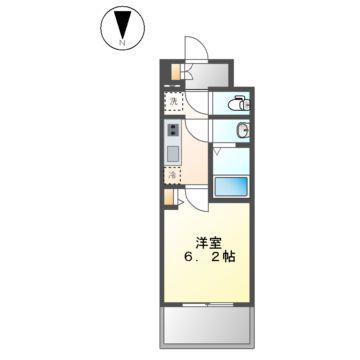 メイクスアート黒川(1K/11階)の間取り写真