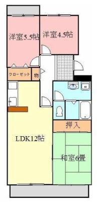 パストラル21(3LDK/2階)の間取り写真