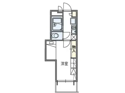 レオパレスル・コントワールII(1K/2階)の間取り写真