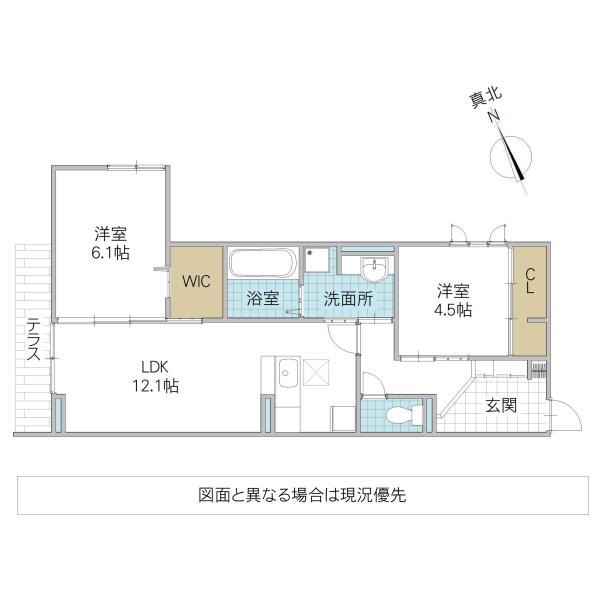 DS LIEN B B号地(2LDK/1階)の間取り写真