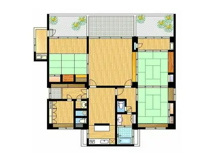 ユトリロつつじが丘3(5LDK/3階)の間取り写真