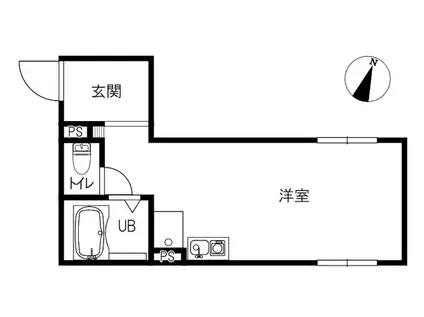 レアリゼ金沢駅前(ワンルーム/1階)の間取り写真