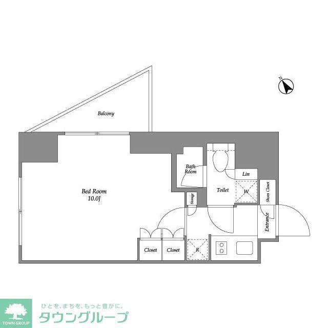 シーズンフラッツ大森西(1K/8階)の間取り写真