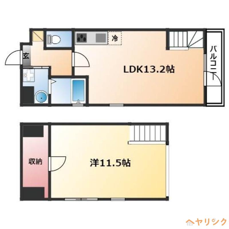 丸の内スクエア(1LDK/8階)の間取り写真