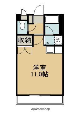 カレッジタウンKOKUSAI(ワンルーム/7階)の間取り写真