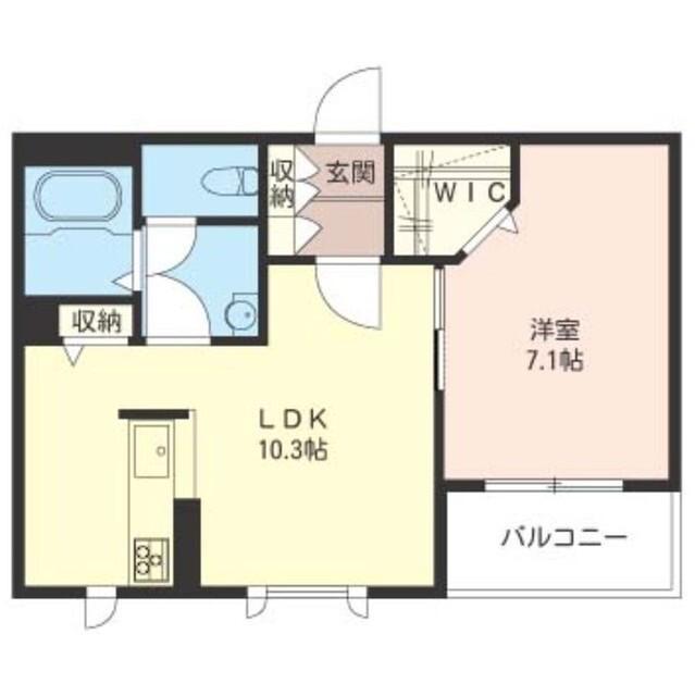 シャトー リヴェール(1LDK/3階)の間取り写真