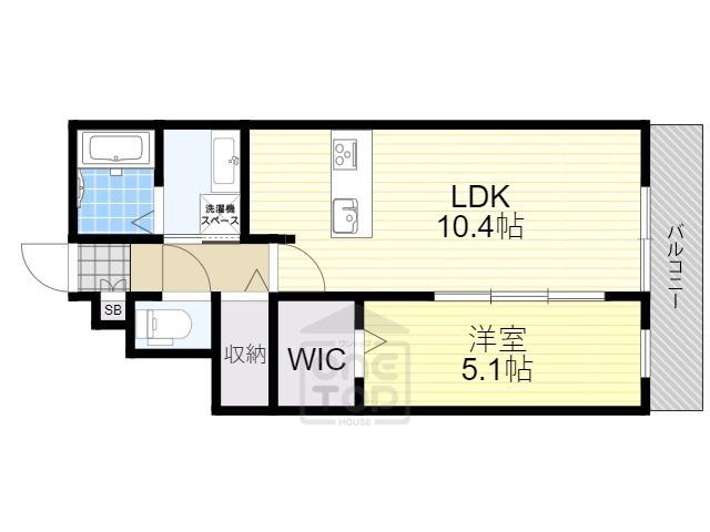 グランデージ雅(1LDK/1階)の間取り写真