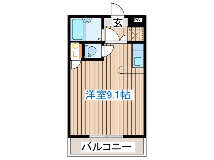 リエス長町南3丁目(ワンルーム/4階)の間取り写真